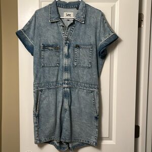Lee Light Blue Denim Jumpsuit